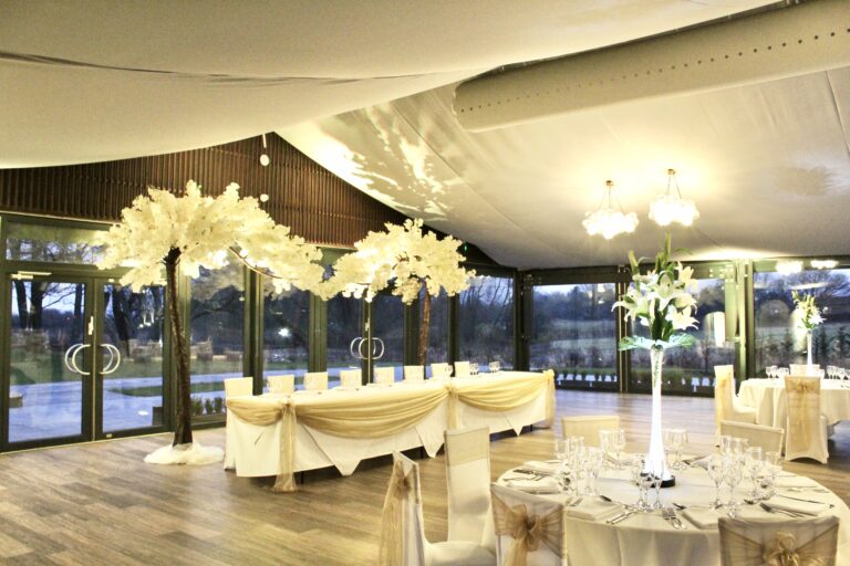 Ivory Cherry Blossom Canopy Trees